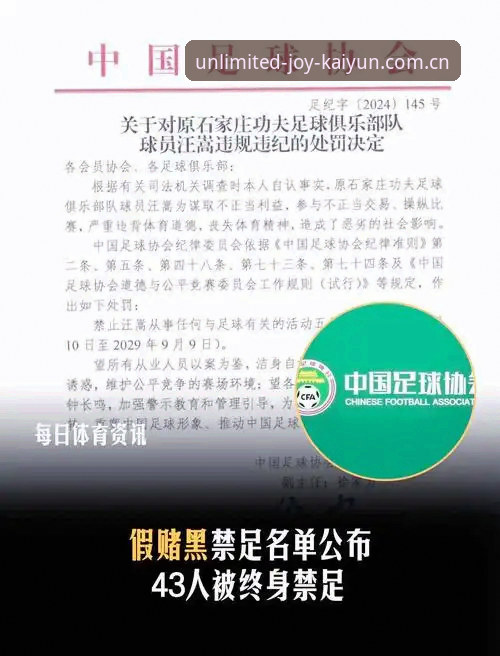 开元体育互动平台 中国足协第三批禁足名单全面解析:从开元体育官网深度看职业足球的涅槃之路